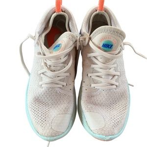 Nike joyride run flyknit women’s 7 bright mango running shoes